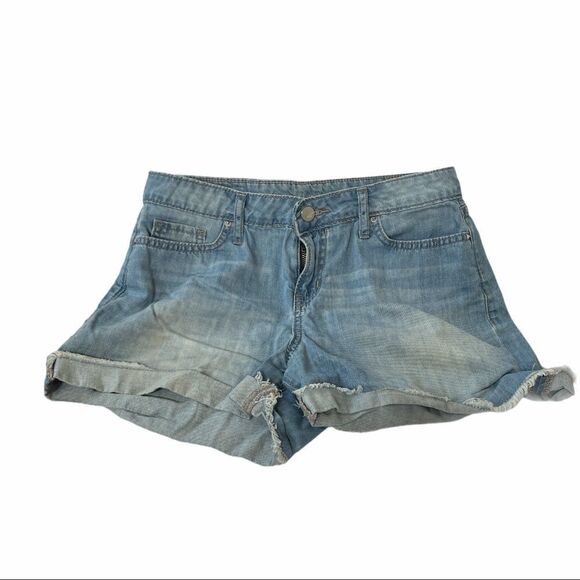 ❤️ CALVIN KLEIN Light wash Denim Shorts Size 2 ❤️ - Picture 1 of 9